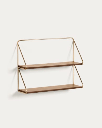 Catrina Regal aus Stahl mit goldenem Finish 51 x 42 cm