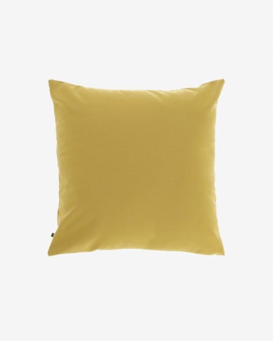 Mustard-yellow Nedra cushion cover 45 x 45 cm