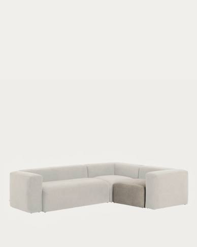 Blok sofa seat beige 90 x 70 cm