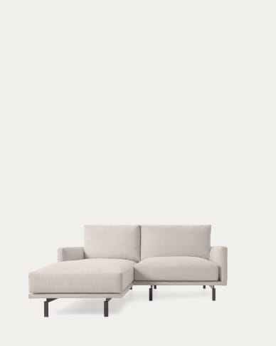 Galene 3 seater sofa with left-hand chaise longue in beige, 194 cm FSC Mix Credit