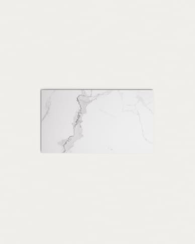 Argo table top in Kalos white porcelain, 160 x 90 cm