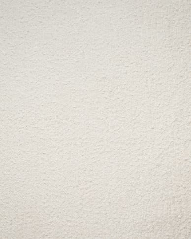 Ascot white fleece fabric sample, 10 x 15 cm