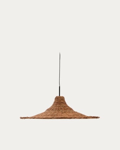 Bladia rattan ceiling lamp shade with natural finish Ø70cm