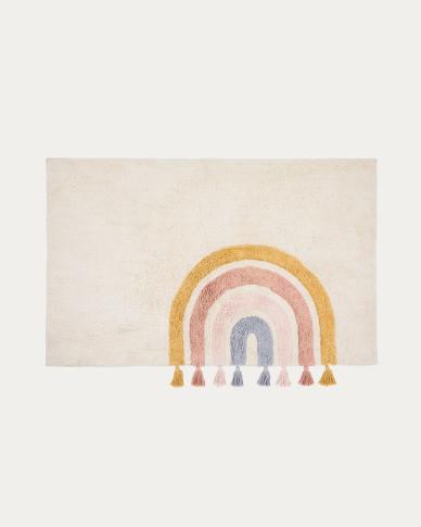 Χαλί Tadea βαμβάκι ουράνιο τόξο πολύχρωμο 90 x 150 εκ.
