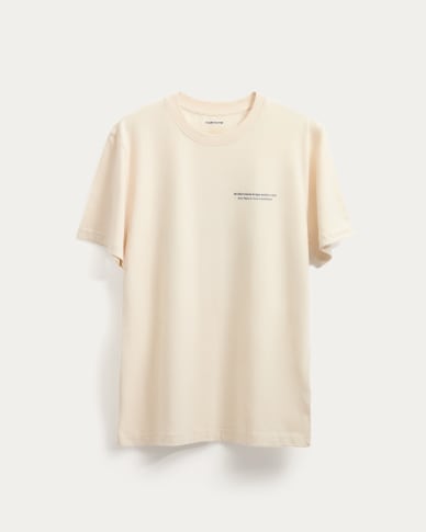 Unisex T-shirt I Love Costa Brava x Kave Home, 100% cotton, colour ecru, size S