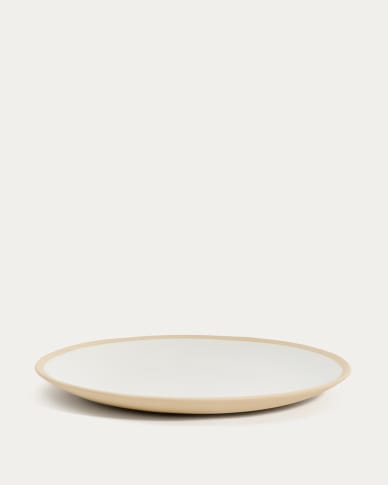 Beige Azir ceramic plate