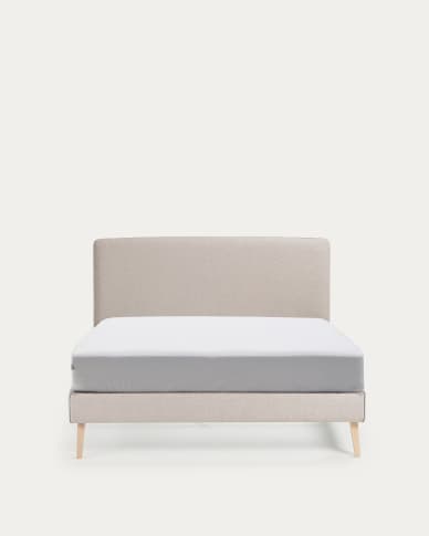 Dyla bed cover for a 150 x 190 cm mattress in beige