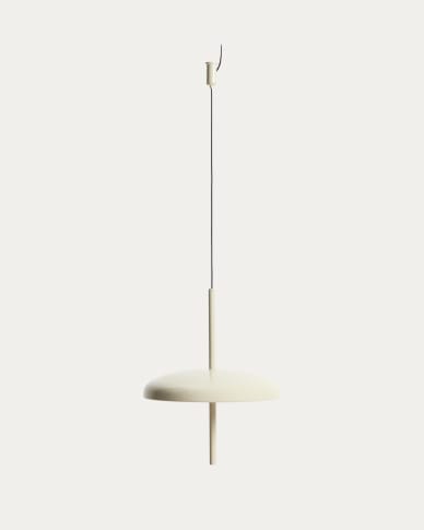 Candeeiro de teto portátil Porte de alumínio cinza-claro Ø 16 cm