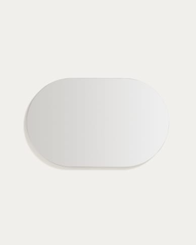 Donia oval bathroom mirror 80 x 50cm