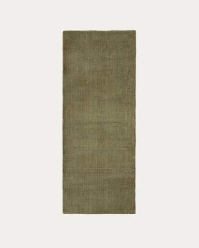 Empuries green runner rug 80 x 200cm