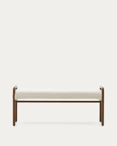 Πάγκος Macaret από μασίφ δρυ σε φινίρισμα καρυδιάς 120 εκ FSC Mix Credit