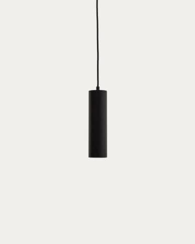 Andia aluminium ceiling lamp with black painted finish