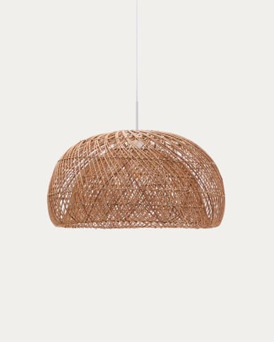 Isora rattan ceiling lamp shade with natural finish Ø60cm