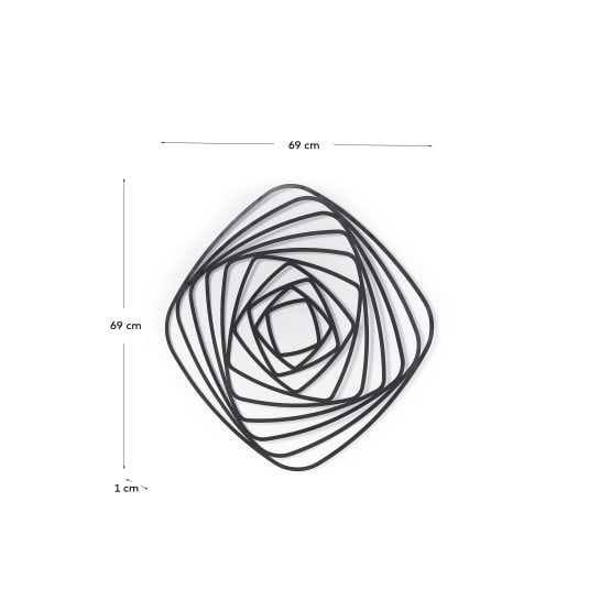 Επιτοίχιο πάνελ Universe 80 x 80 εκ - μεγέθη