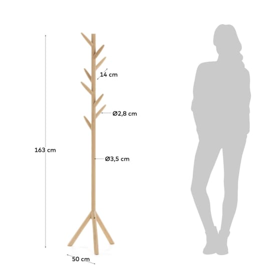 Natane coat rack 163 cm - sizes