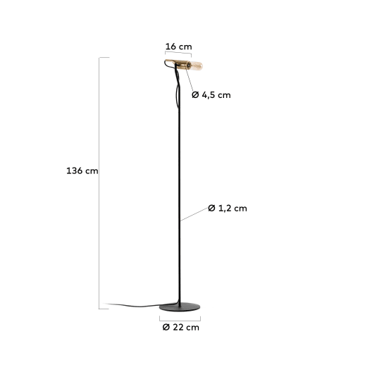 Cinthya floor lamp - sizes