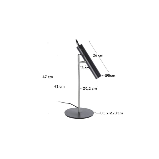 Επιτραπέζιο φωτιστικό Maude - μεγέθη