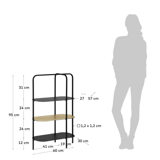 Virna shelving 60 x 95 cm - sizes
