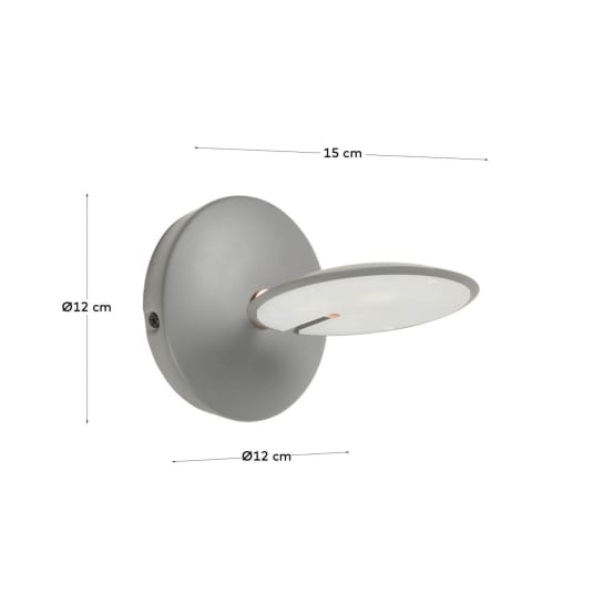 Tannsy grey wall lamp - sizes