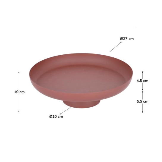 Dagna maroon tray - sizes