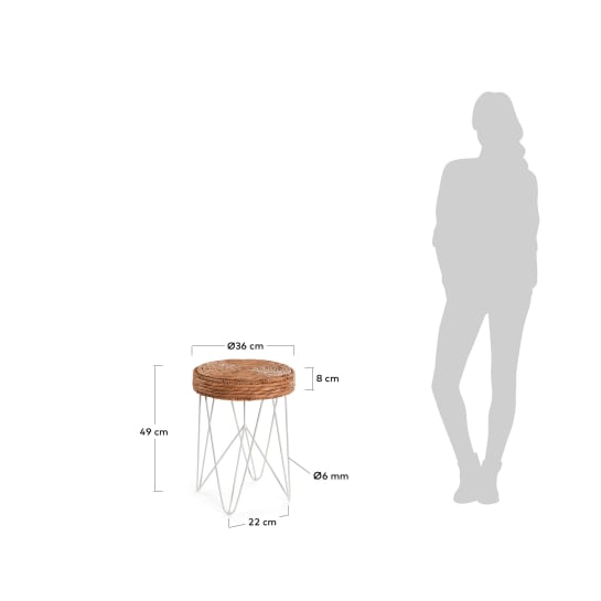 Hurten footstool - sizes