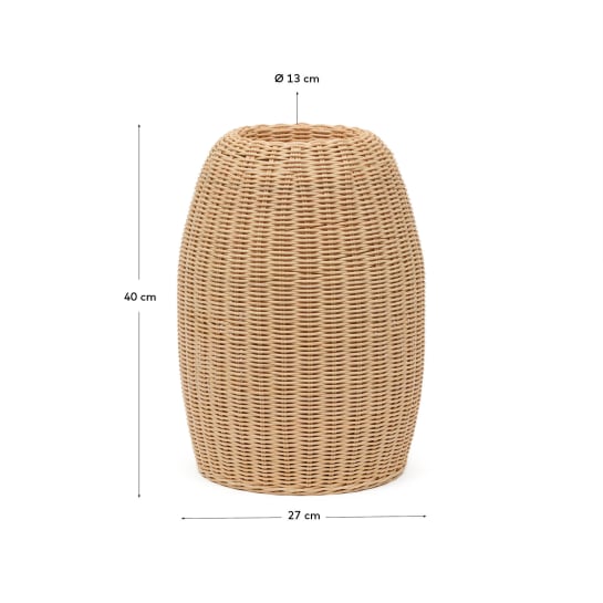 Zilna rattan vase 40cm - sizes