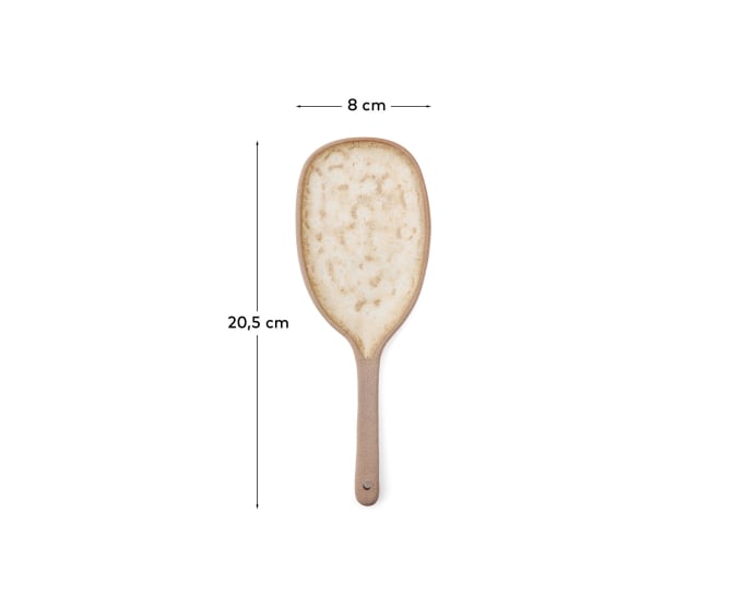 Zunel beige ceramic long spoon - sizes
