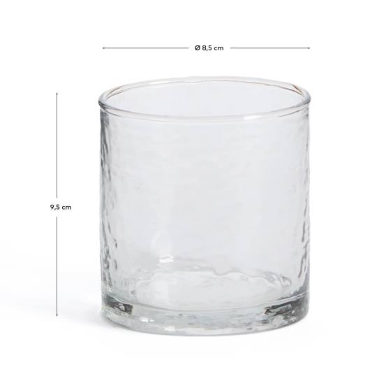 Obila cup made of transparent recycled glass - sizes