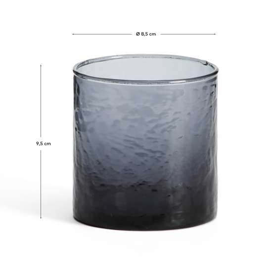 Obila cup made of blue recycled glass - sizes