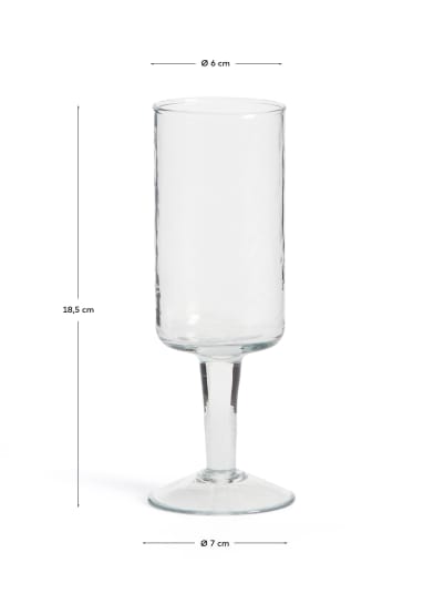 Ποτήρι κρασιού Obila από διαφανές ανακυκλωμένο γυαλί - μεγέθη