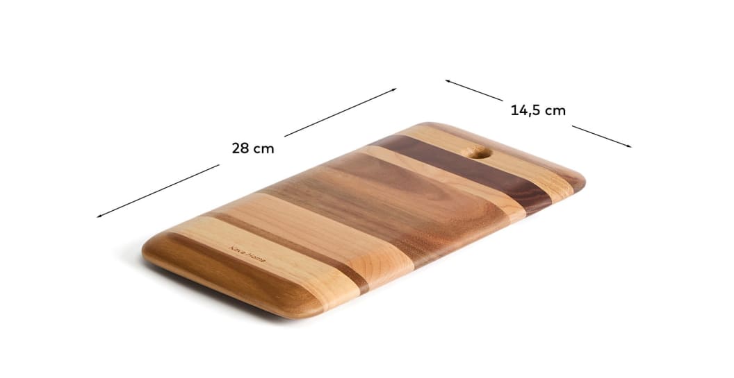 Nover serving board in acacia wood FSC 100% - sizes