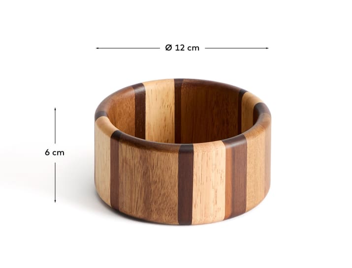 Nover bowl in acacia wood FSC 100% - sizes