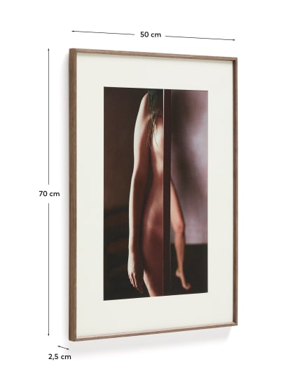 Quadro Zavira fotografia corpo feminino 50 x 70 cm - tamanhos