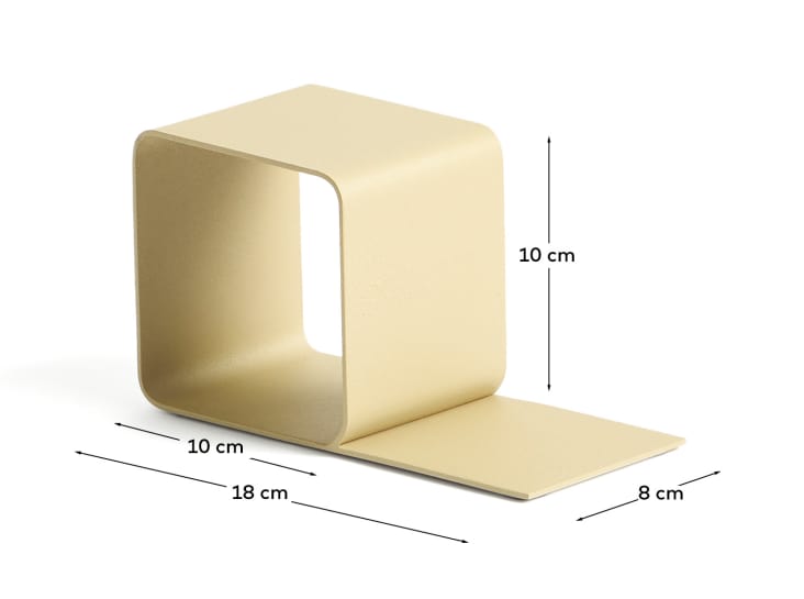 Κόκκινοι σιδερένιοι Mistra βιβλιοστάτες. - μεγέθη